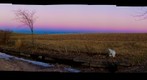 Sunset on a hill