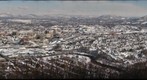 Roanoke Valley covered with snow
