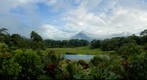 Arenal Volcano view from Arenal Lodge Deck -  Costa Rica