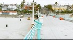 A Stroll on the Pier on a Winters Day