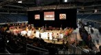 Set up for Match 25, Pittsburgh FIRST regional