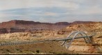 Bridge over the Colorado River at Glen Canyon near Hite in Utah