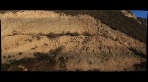 Deformed Monterey Formation