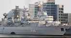 Brandenburg moored to HMS Belfast River Thames London