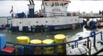 dredger moored in Poole harbour