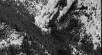Mountain Hillside Black and White Study