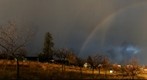 Rainbow on Gresivaudan Alps France