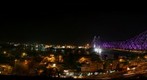 HOWRAH BRIDGE ILLUMINATED AT NIGHT .RABINDRA SETU