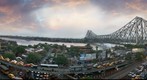 HOWRAH BRDIGE IN THE EVENING