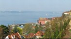 Blick von Meersburg auf Bodensee mit Droste-Huelshoff Gymnasium