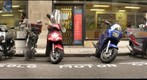 Motorcycles on a London Street (b7)