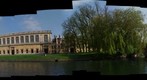 Trinity Wren library from the backs of the cam, cambridge, uk