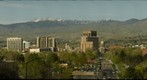 Boise, Idaho downtown &amp; Skyline Narrow view
