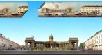 S.Petersburg Panorama of Nevsky Prospect 1830-2004 (Right Side)