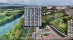 Vue du Lignon à Genève, Suisse