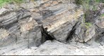 Complex fault and fold structure