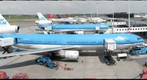 Audrey Hepburn at Schiphol, the Netherlands