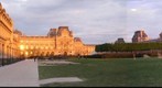 Louvre at sunset, Paris, France