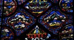 Nave stained glass window, Chartres Cathedral, France