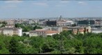 Budapesti panorámakép a gellérthegyi víztározó tetejéről