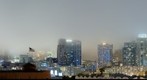 Overcast San Francisco Night Skyline