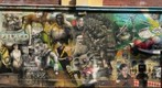 Melbourne icons in Dimmeys Mural Street Art