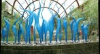Phoenix, AZ - Desert Botanical Garden Chihuly Exhibit: 'Blue Marlins' 