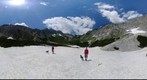 Hiking to Hochschwab in Styria, Austria - view to Voisthaler Huette