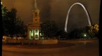 old cathedral   st louis arch