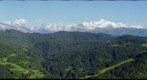 Les Gets, Chaine du Mont-Blanc depuis Mont-Caly le 13 juin 2009