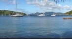 View of Pirates Bight from Pirates, Norman island, BVI