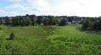 Mountain Bike Tour 01 KM02,1, from cycle path Wendalinusradweg, view towards St. Wendel, Saarland, Germany