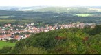 View from Schaumberg on Theley, Saarland, Germany