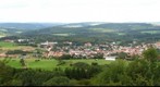 View from Schaumberg on Theley, Saarland, Germany