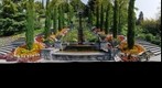 Italienische Blumen-Wassertreppe Mainau Bodensee von unten