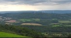 View from Schaumberg on Theley, Saarland, Germany