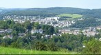 View from Lindenberg in Siegen, North Rhine-Westphalia, Germany