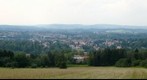 View from Bosenberg on St. Wendel, Saarland, Germany