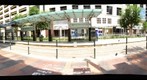Houston, Texas: MetroRail Redline Northbound Main Street Square Station - Two Dudes, a Drum and a Cop 3/16
