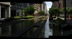 Houston, Texas:  Canyons - MetroRail Redline Main Street Square Southbound 3/16 - a 360 Panorama