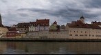 waterside of Regensburg - germany
