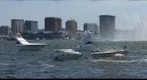 Boston Sail detail with waterworks
