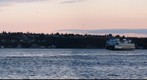 Ferry at Sunset, Elliot Bay