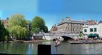 Queens college punting station, Cambridge, UK