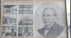 PORTRAIT CALLYGRAPHY BENITO JUAREZ 1877 , RETRATO CALIGRAFIADO BENITO JUAREZ 1877 
