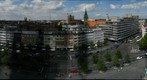 Vista of Braunschweig (Brunswick), Deutschland (Germany) from atop the Schloss Arkaden (the downtown mall)