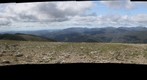 360 Panorama from summit of Helvellyn, Lake District, England