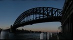 Sydney Harbour Bridge at dusk