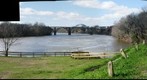10 handheld landscape frames taken from 'Diegos' Mexican restrurant looling downstream to Selma Alabama and the Edmund Petus Bridge.