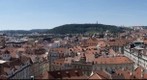 Prague Castle hill and city